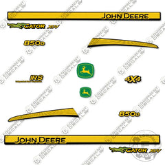 Fits John Deere Gator XUV 850D Decal Kit Utility Vehicle