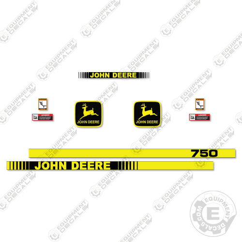 Fits John Deere 750 Decal Kit Grain Drill