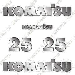 Fits Komatsu 25 Decal Kit Forklift (2015)