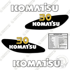 Fits Komatsu 30 Decal Kit Forklift