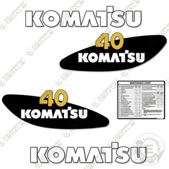 Fits Komatsu 40 Decal Kit Forklift