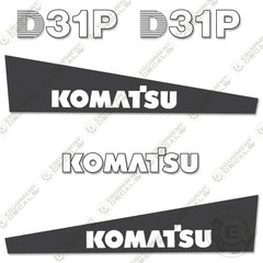 Fits Komatsu D31P-20 Decal Kit Crawler Tractor Dozer