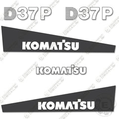 Fits Komatsu D37P-1 Decal Kit Crawler Tractor Dozer