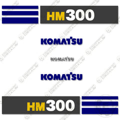 Fits Komatsu HM300-1 Decal Kit Articulated Dump Truck