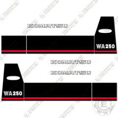 Fits Komatsu WA250-1 Decal Kit Wheel Loader