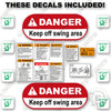 Image of Fits Komatsu PC18MR-2 Decal Kit Mini Excavator Decals