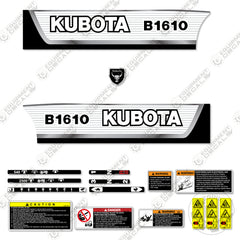 Fits Kubota B1610 Decal Kit Tractor