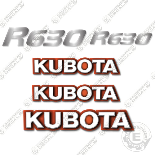 Fits Kubota R630 Decal Kit