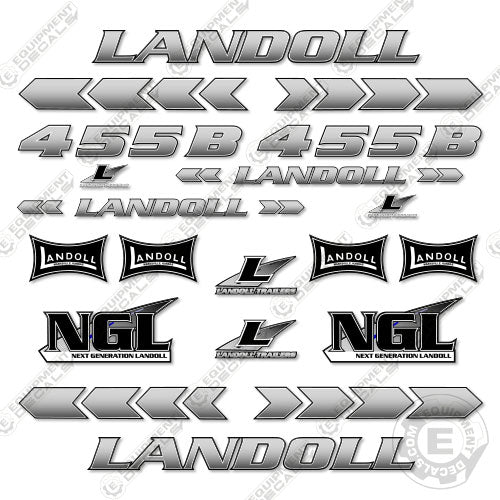 Fits Landoll 455B Decal kit Trailer