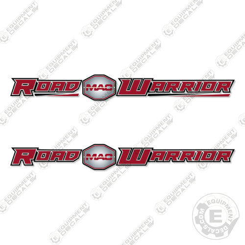 Fits Mac Road Warrior Decal Kit Flatbed Trailer Replacement Stickers 47.5"
