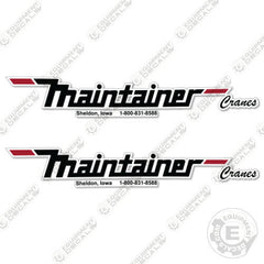 Fits Maintainer Cranes Decals (Set of 2) Main Decals