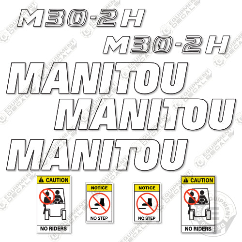 Fits Manitou M30-2H Decal Kit Forklift