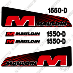 Fits Mauldin 1550D Decal Kit Asphalt Paver