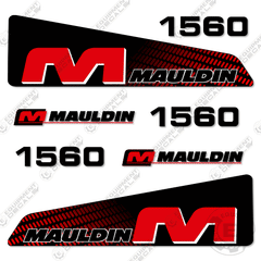 Fits Mauldin 1560 Decal Kit Asphalt Paver