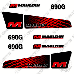 Fits Mauldin 690G Decal Kit Asphalt Paver