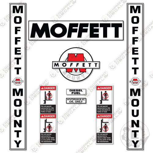 Fits Moffett Mounty Decal Kit