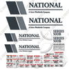 Image of Fits National Crane 500B Decal Kit