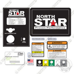 Fits North Star Decal Kit Pressure Washer