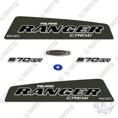 Fits Polaris Ranger 570 EFI Crew Decal Kit Utility Vehicle (2016)