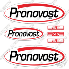 Fits Pronovost 516 Dump Trailer Decal Kit