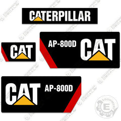 Fits Caterpillar AP 800 D Decal Kit Asphalt Paver