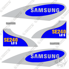 Fits Samsung SE240 LC-3 Decal Kit Excavator