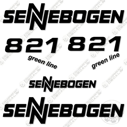 Fits Sennebogen 821 Decal Kit Excavator