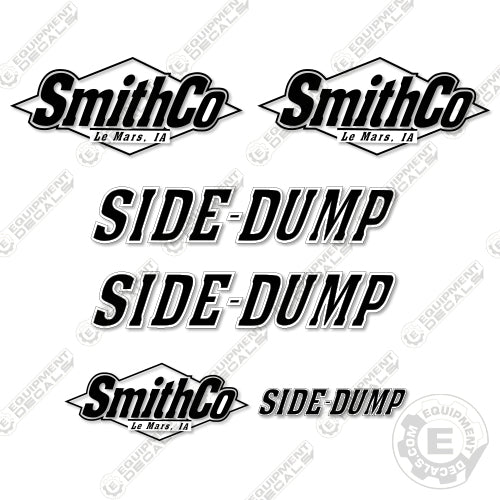 Fits Smith Co. Side Dump Decal Kit Trailer