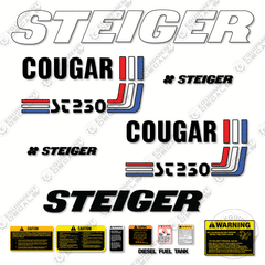 Fits Steiger Cougar ST250 Decal Kit Tractor