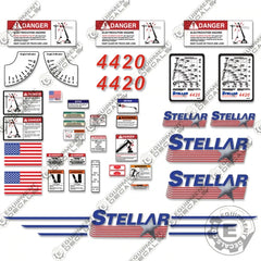 Fits Stellar 4420 Decal Kit Crane Truck