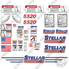 Fits Stellar 5520 Decal Kit Crane Truck