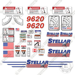 Fits Stellar 9620 Decal Kit Crane Truck P/N 13538