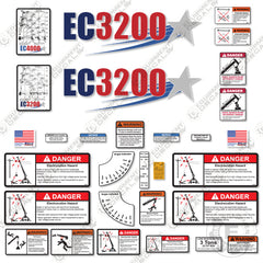 Fits Stellar EC3200 Decal Kit Crane Truck