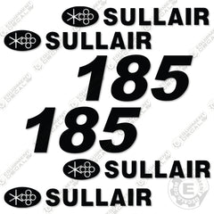 Fits Sullair 185 Decal Kit Air Compressor