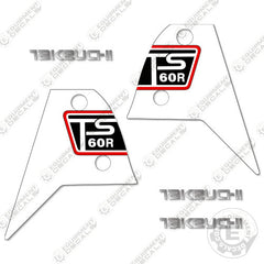 Fits Takeuchi TS60R Decal Kit Skid Steer Loader