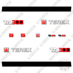 Fits Terex TA300 Decal Kit Articulated Dump Truck - Gen. 9