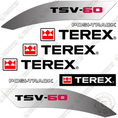 Fits Terex TSV60 Decal Kit Skid Steer