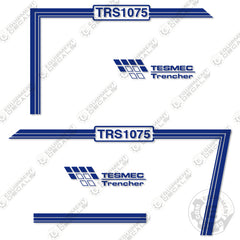 Fits Tesmec TRS1075 Decal Kit Wheel Trencher