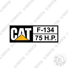 Fits Caterpillar F134 - 75 H.P. Diesel Engine Decal