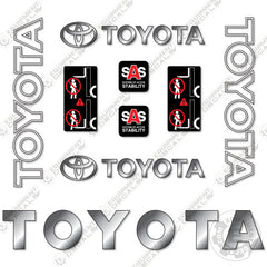 Fits Toyota 7FGU25 Decal Kit Forklift