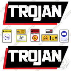 Fits Trojan TH35 Decal Kit Hammer