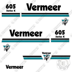 Fits Vermeer 605 Series K Baler Chipper Decal Kit