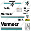 Image of Fits Vermeer 665A Decal Kit Stump Grinder