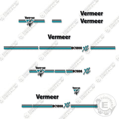 Fits Vermeer BC1800 XL Chipper Decal Kit