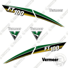 Fits Vermeer FT100 Skid Steer Decal Kit