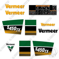 Fits Vermeer S450TX Decal Kit Mini Skid Steer