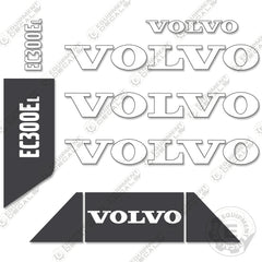 Fits Volvo EC300EL Decal Kit Excavator