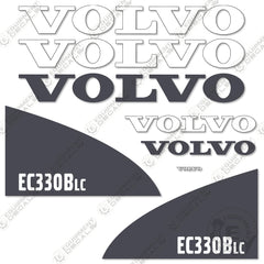 Fits Volvo EC330BLC Decal Kit Hydraulic Excavator