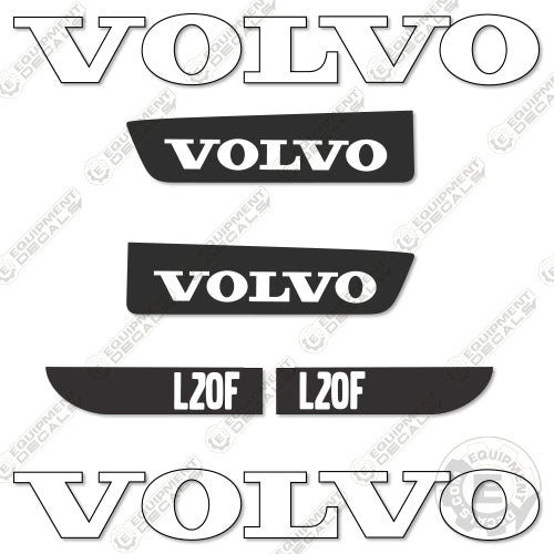 Fits Volvo L20F Decal Kit Wheel Loader