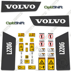 Fits Volvo L220G Decal Kit Wheel Loader